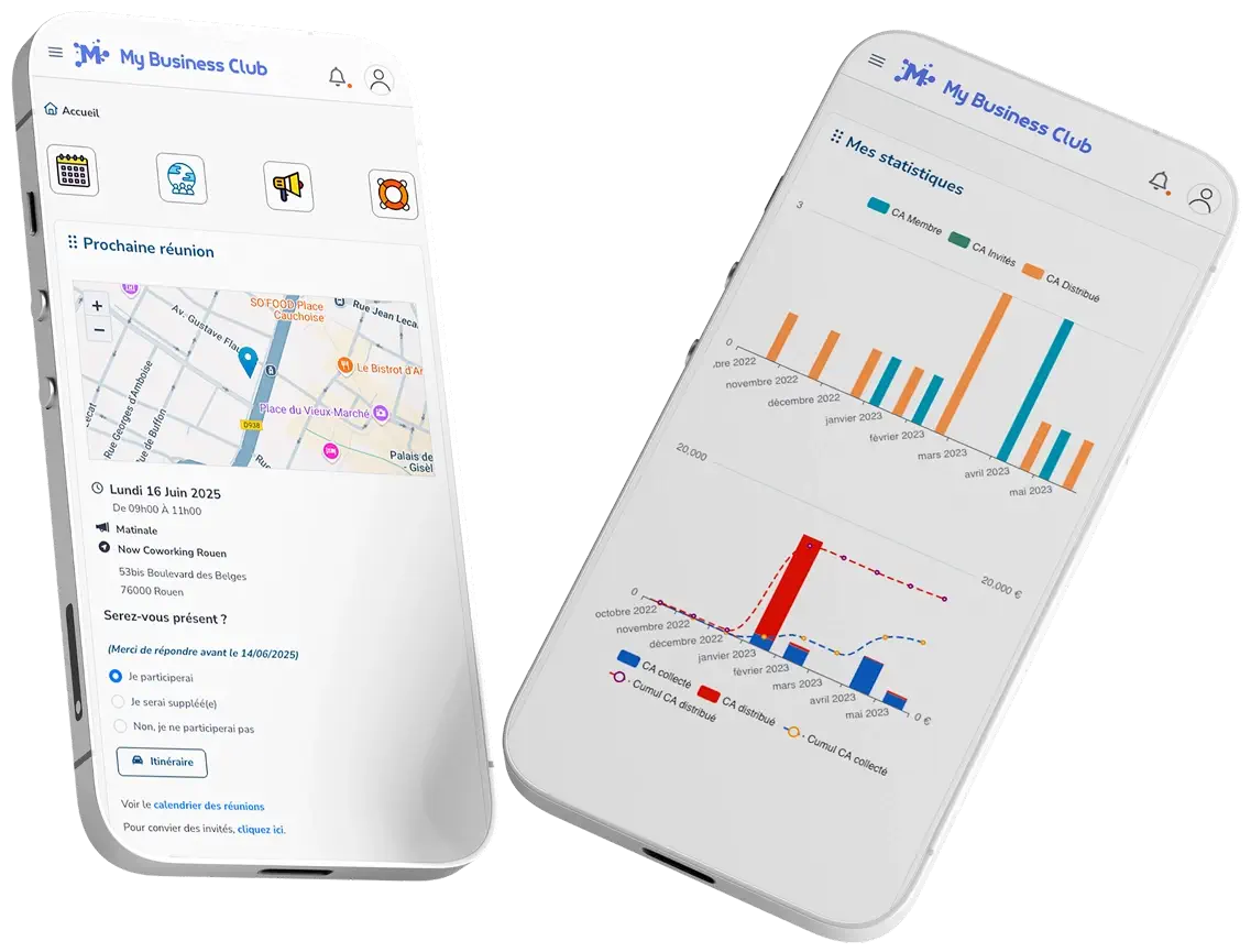 application sur mobile