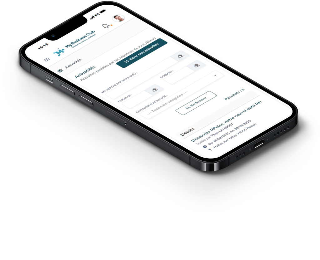 La gestion des actualités dans MyBusinessClub