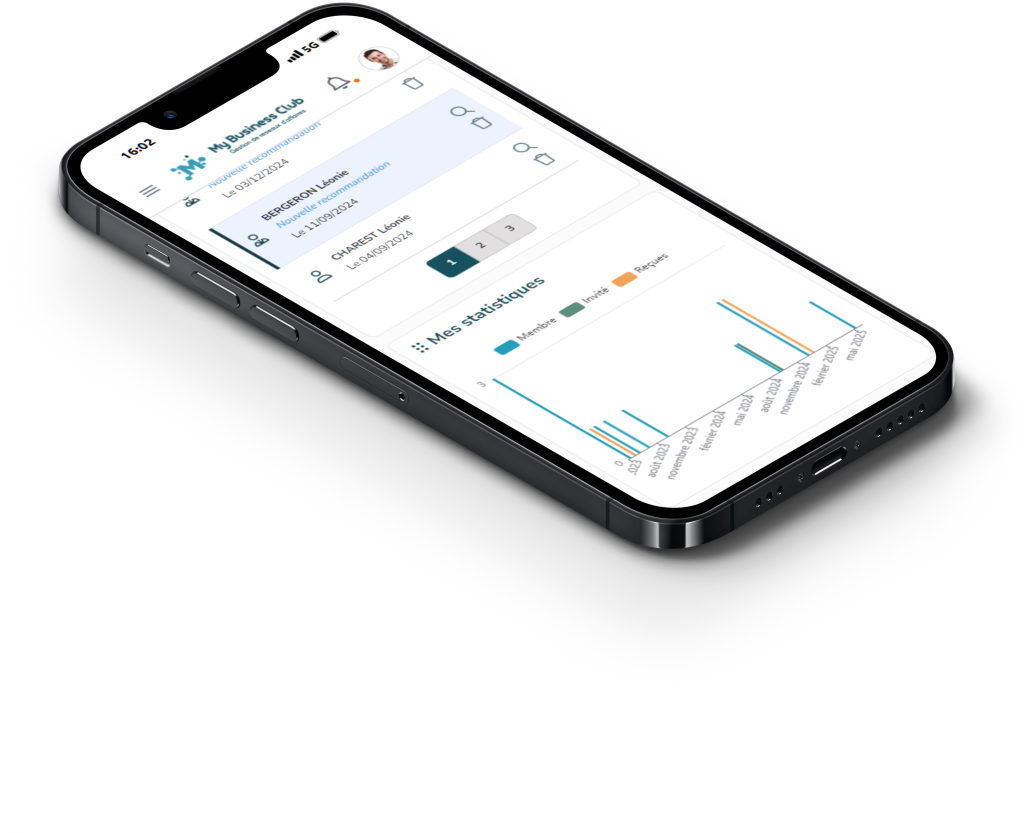 La gestion des interactions de main dans MyBusinessClub